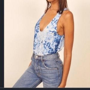 NWOT Reformation tie dye Lyle tank m/l